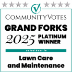winners badge grand forks 2025 platinum lawn care and maintenance Landscaping and Lawn Care Services | PRO Land | Snow | Grand Forks, MN