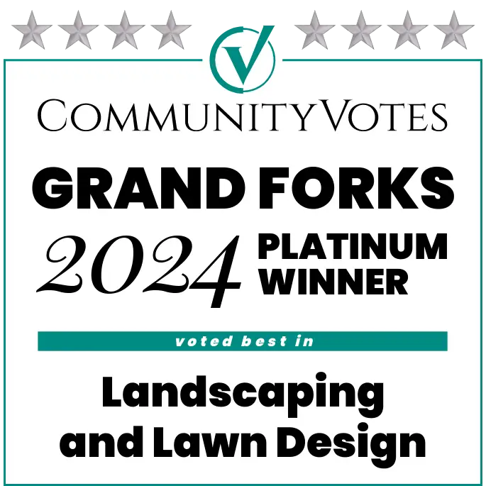 winners badge grand forks 2024 platinum landscaping and lawn design Landscaping and Lawn Care Services | PRO Land | Snow | Grand Forks, MN